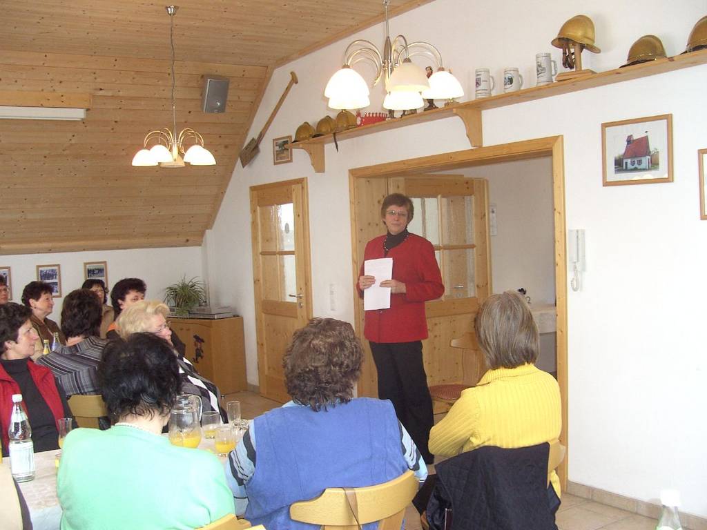 Die Referentin Elke von Winning