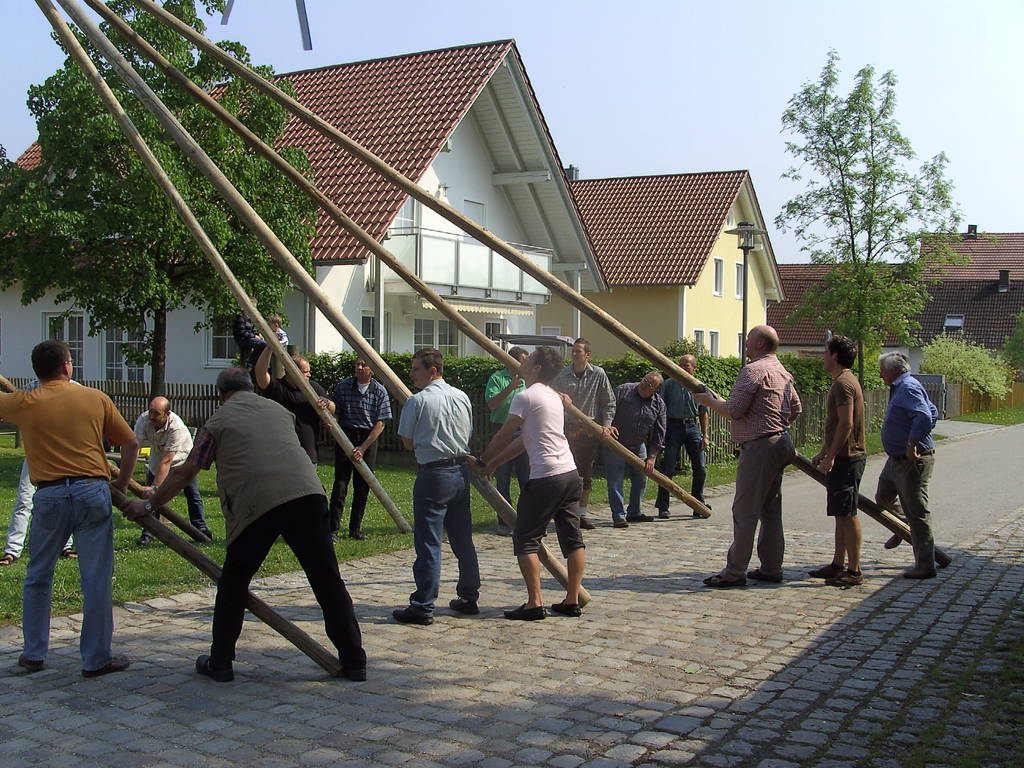 Maibaumaufstellen09