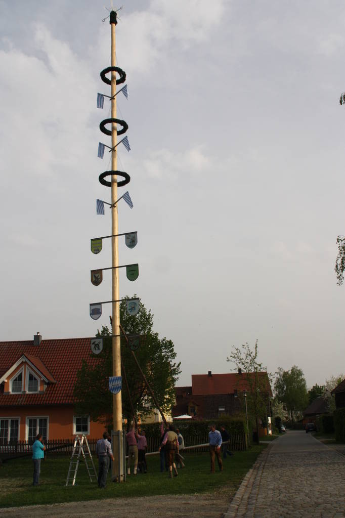 Maibaumaufstellen 2013
