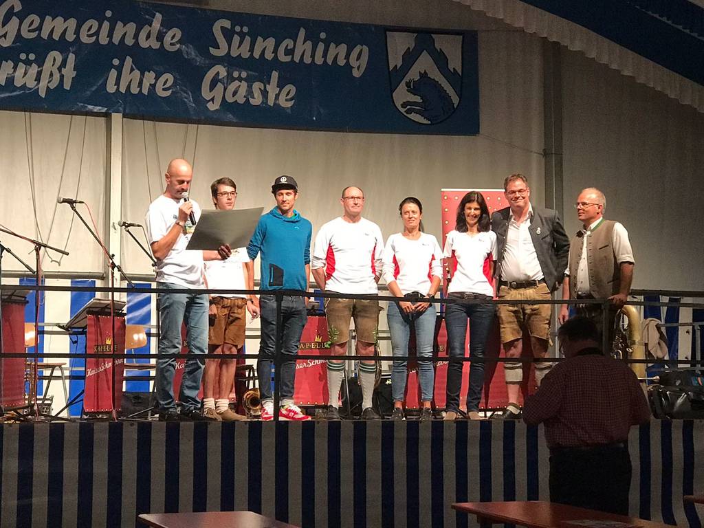 Volkslauf 2018 Scheckübergabe