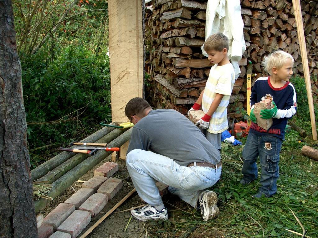 Viele flei&szlig;ige Helfer