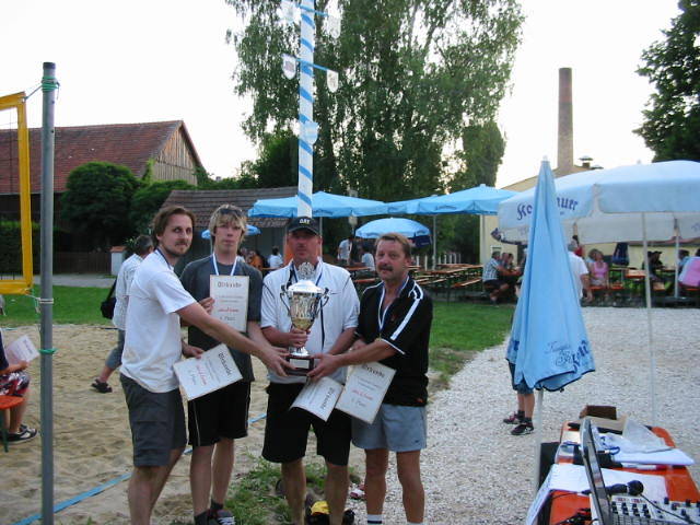 Das Siegerteam Gerl & Friends mit Ersatzspieler